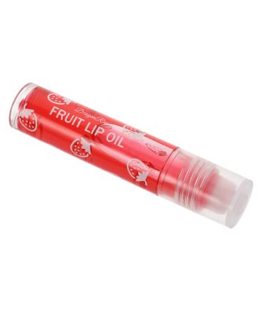 NOLITOY Huile L vres Parfum e Aux Fruits Avec Applicateur Bille Hydratant Transparent Pour L vres Gloss Repulpant Bille Pour Gar on Fille Et Ados Fraise