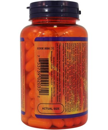 Buy Now Foods Creatine Monohydrate 750 mg - 120 Caps | Premium Sports Supplement for Enhanced Performance - Fast International Shipping - Buy Online on GoSupps.com