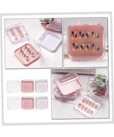 Abaodam 12 Pcs Armor storage box nail storage press on nail packaging nail holder press on nail container decked accessories convenient nail organizer three-dimensional abs decorate - Buy Online on GoSupps.com