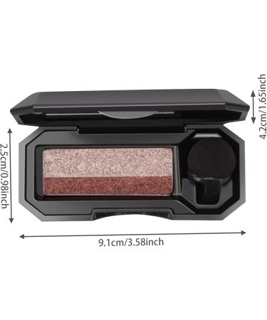 Eyeshadow Palette 2 Colors Eye Shadow Palette Makeup with Small Sponge Brush Waterproof Long-Lasting Portable Two Tone Eyeshadow Highly Pigmented Type 1 Eyeshadow - Buy Online on GoSupps.com