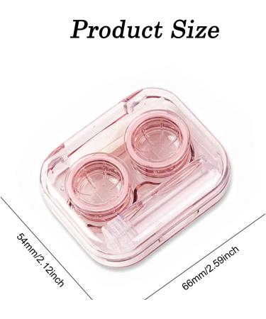 Bantre 4-Piece Transparent Contact Lens Containers - Portable Travel-Friendly & Ideal for Home Use - Buy Online on GoSupps.com