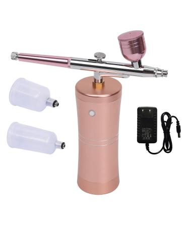 Airbrush Kit with Air Compressor Portable Cordless Auto Airbrush Gun Kit Rechargeable Handheld Airbrush Set for Makeup Nail Art Model Coloring Cake Decor Tattoo