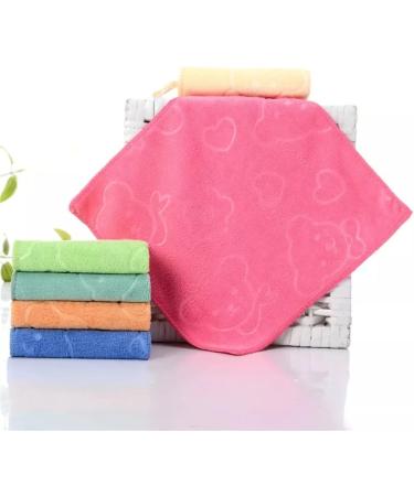 Soft Microfiber Baby Towels 2pc Set | Gray Nursing Towel for Boys and Girls | 25x25cm Wash Cloths - Buy Online on GoSupps.com
