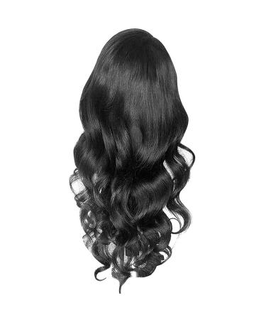 Long Curly Wig for African Ladies - Brazilian Style Middle Parting Hair Set - Buy Online on GoSupps.com