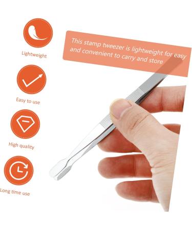 Adocarn 12 Pcal Philatelic Tweezers | Rustproof Steel Stamp Tongs - 3pcs | Perfect for Collecting Stamps - Buy Online on GoSupps.com