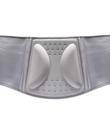 Daily Back Support Brace - Adjustable High Density Foam for Acute & Chronic Pain | S/M Size - Grey Color - Buy Online on GoSupps.com