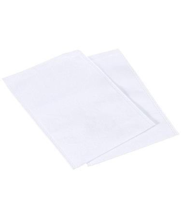 Herrmann Single-Flap White Wash Gloves - 50 Pack | Soft Non-Woven Absorbent & Skin-Friendly | Ideal for Hygiene in Care Services & Cosmetics - Buy Online on GoSupps.com
