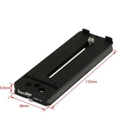 Haoge 112mm LQR-115 Universal Lens Quick Release Plate | Arca Swiss Compatible | for Tele Lenses - Buy Online on GoSupps.com
