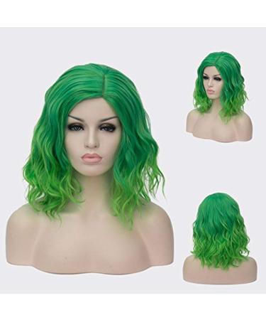 Buy Winry Green Briefly Waselia Wig for Women - Charming Green Hair Color for Parties Halloween Cosplay & Carnival | 35cm Length - Buy Online on GoSupps.com