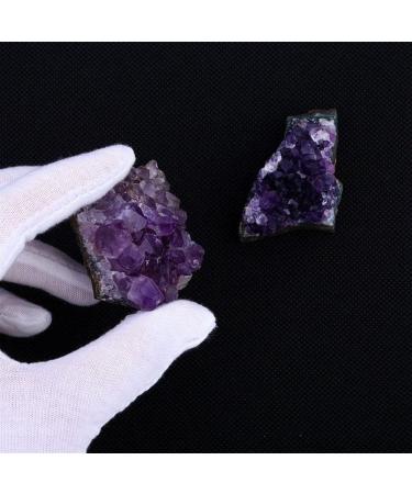 Home 10-20g Natural Purple Brazilian Amethyst Quartz Crystal Cluster Stones Specimen Home Decor Crafts Ornament Crystal Cluster (Color : 5pcs) - Buy Online on GoSupps.com