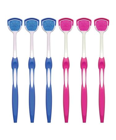 Fezf 6-piece tongue cleaning brush tongue scraper for removing plaque on the tongue professional tongue cleaning brush - Buy Online on GoSupps.com