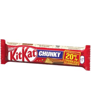 Nestle Kit Kat Chunky Candy Bar Milk Chocolate 51 Grams/1.8 Ounces - 24 Pack - Buy Online on GoSupps.com