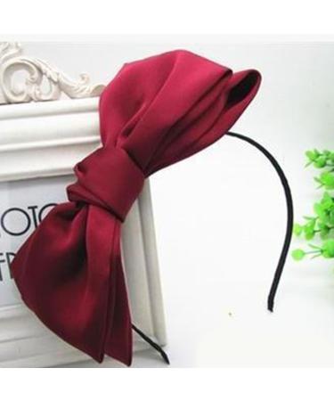 amangul Elegant Satins knot Headband Party Hairhoop Fashion Lady Headpiece Costume Accessories Female Formal Wear Headdress(Navy Blue) - Buy Online on GoSupps.com