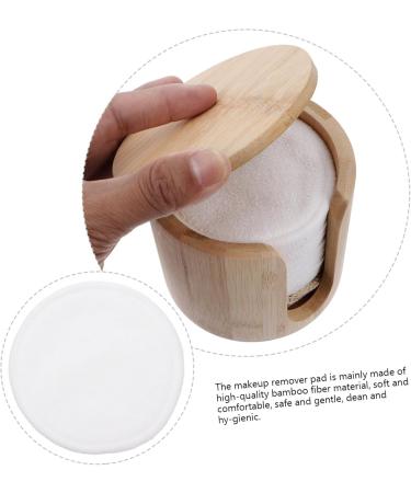 Beavorty 1 Set Makeup Remover Pad Makeup Cotton Pads Make up Pads for Face Makeup Puff Bamboo Makeup Remover Pads Face Makeup Cleaning Pad Reusable Facial Pads Face Cleaning Puff Round Set - Buy Online on GoSupps.com