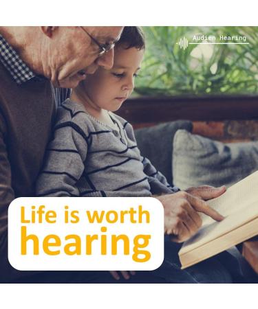 Audien Hearing EV3 Rechargeable Hearing Amplifier - Nearly Invisible Sound Booster - Buy Online on GoSupps.com
