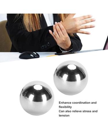 Stainless Steel Baoding Balls 3.5 cm - Hand Strengthening & Stress Relief | Improve Joint Health & Flexibility - Buy Online on GoSupps.com