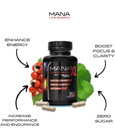 Energy-Natural Energy Supplement for Focus Clarity & Athletic Performance | Vegan Non-GMO No Crash - Buy Online on GoSupps.com