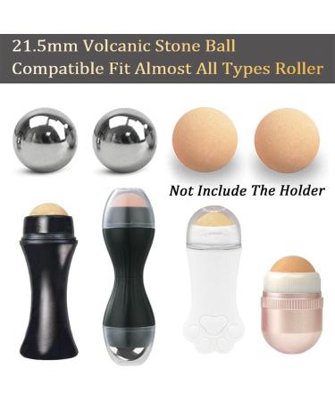 Stainless Steel Ice Roller Ball - Oil Control & Blotting Tool Compatible with REVLON (2+2 PCS 21.5mm Diameter - Buy Online on GoSupps.com