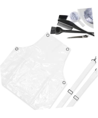 FRCOLOR barber apron dishwashing apron salon apron adjustable apron hair dresser apron hairdresser apron hairstylist aprons for women work apron hair apron tpu white men and women make up - Buy Online on GoSupps.com
