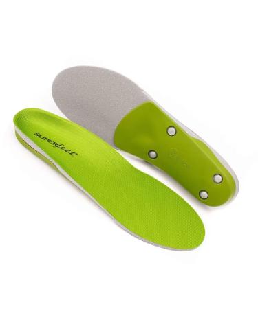 Plantar Fasciitis Feet Insoles Arch Supports for Flat Feet Unisex Professional Grade High Arch Orthotic Shoe Inserts for Maximum Support Insole Green Men 7.5-9/Women 8.5-10