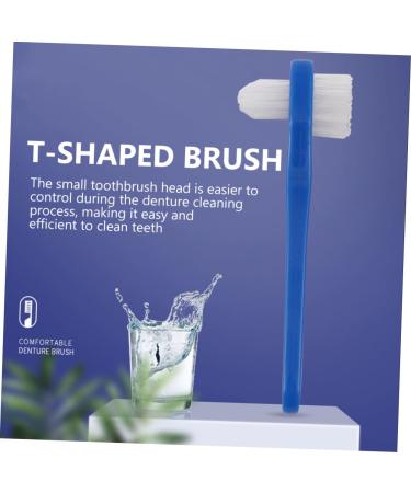 Minkissy 12-Stk Dual-Sided Toothbrush for Dentures & Prosthesis Care | Optimal Cleaning Tool for Adults - Buy Online on GoSupps.com