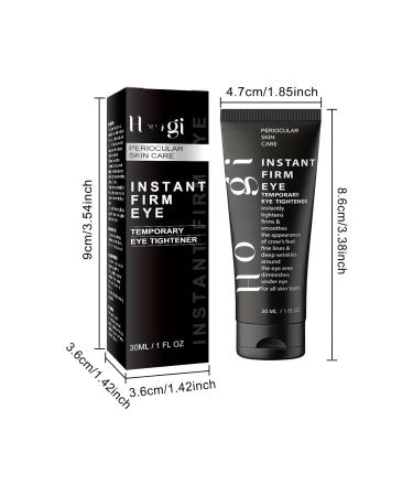 Nstant Firm Eye Tightener Cream - Anti-Aging Eye Serum for Puffiness Dark Circles & Fine Lines with Hyaluronic Acid & Collagen - 30ml - Buy Online on GoSupps.com