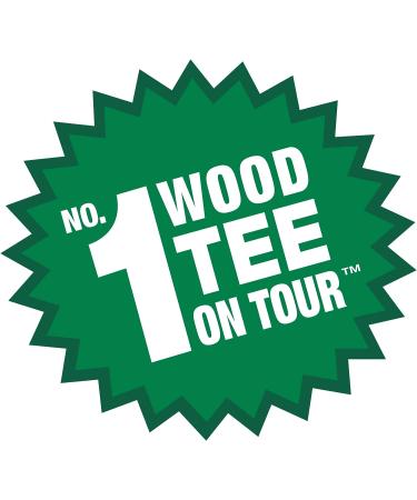 White Shortee Tee 120 Count - 2-1/8 inch - 100% Natural Hardwood - Buy Online on GoSupps.com