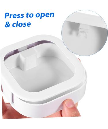 Zerodeko 3-Stage Storage Box for Hair Ropes - Small Flower-Shaped Container with Wall Hook | Travel-Friendly ABS Case for Face Masks & Accessories - Buy Online on GoSupps.com