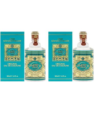 Muelhens 4711 Edc for Men 3.4 Oz/ 100 Ml 3.4 Fl Oz (Pack of 2) 100ml/3.4 Ounce (Pack of 2)