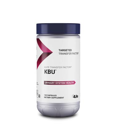 4Life Transfer Factor KBU - Dietary Supplement Supports Kidney  Bladder  and Urinary Health - Formula with Cranberry Extract  D-Mannose  and Blueberry - 120 Capsules