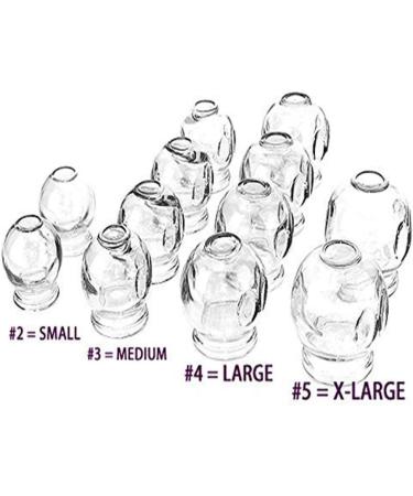 YLYP Glass Fire Cupping Set - 24 Muscle Pain Relief Cups for Body Massage Therapy - Buy Online on GoSupps.com