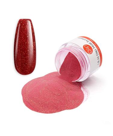 Red Sparkle Dipping Powder (1 oz) - Professional Odor-Free Nail Dip Powder for Long-Lasting French Nail Art - No Lamp Needed - DIP 047 - Buy Online on GoSupps.com