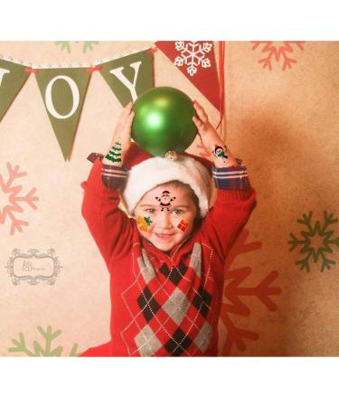 Christmas Temporary Tattoos for Kids - 12 Sheets Holiday Fake Tattoos for Boys and Girls | Xmas Party Gifts & Crafts Decoration - Buy Online on GoSupps.com