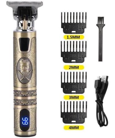 Vintage Style T9 Beard Trimmer - Antique Design 4-Piece Grooming Kit for Perfect Beard Care - Buy Online on GoSupps.com