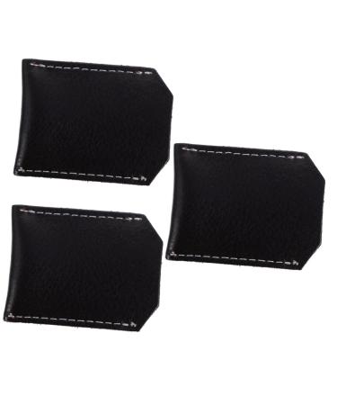 Beavorty 3st razorholster case for safety razor razor case case travel cover for razor carrier bag for razor razor case case case travel travel bag PU at home as shown x 3 pieces 6x4cmx3pcs