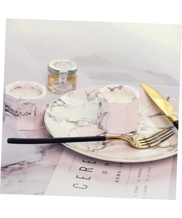 FRCOLOR Scented Octagonal Soy Candles Smokeless Marbling Party & Bathroom Decor | Perfect for Meditation & Ornaments - Buy Online on GoSupps.com