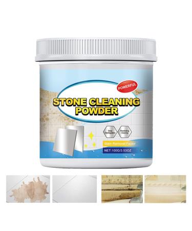 Skoulazeo Shower Cleaning Powder | Powerful Cleaning Powder for Stone | Portable Powder Cleaner for Glaze Glass Tiles Household Cleaning Powder for Stainless Steel
