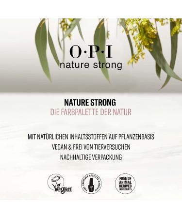 Opi Nature Strong Vegan Nail Polish Eco-Friendly Nude Tones | Up to 7 Days Wear | Sustainable Ingredients - Buy Online on GoSupps.com