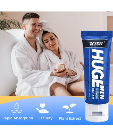 Enlargement Massage Cream for Men | Private Part Extender Oil | Thicker & Longer | 60ml (Blue - Buy Online on GoSupps.com