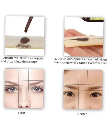 Beavorty Eyebrow Ruler 5 sets Microblading Measuring Thread DIY Line Marker Shape Shaper Measure Ruler Level Permanent 1 count (Pack of 1) Silverx5pcs - Buy Online on GoSupps.com