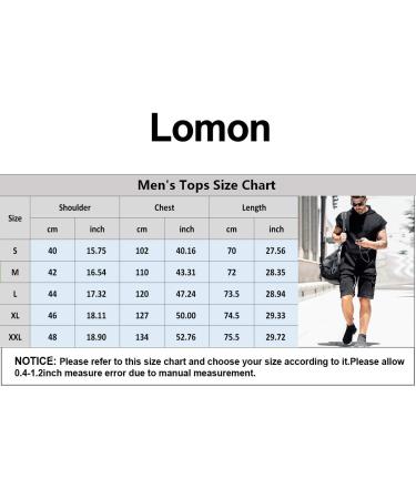 Lomon Men's Tank Top - Sleeveless Muscle Shirt & Fitness Hoodie with Cell Phone Pockets - Black XL | International Shipping Available - Buy Online on GoSupps.com