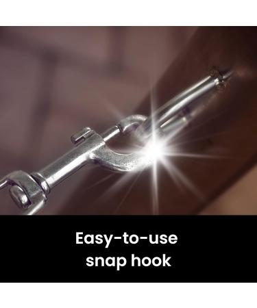 8m Equestrian Lunging Line for Horses - Soft Nylon Leash with Hand Loop & Carabiner for Floor Work - Neon Pink/White/Black - Buy Online on GoSupps.com