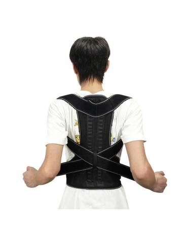 Posture Corrector Straightener Men Women Shoulder Lumbar Support Humpback Correction Lower Upper Back Pain Relief XXL - Buy Online on GoSupps.com