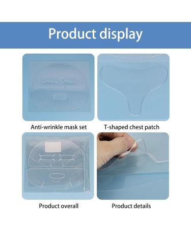 VolksRose Face & Chest Wrinkle Patches Reusable Silicone Patches for Brow Lift Wrinkle Smoothers Cleavage - Overnight Anti-wrinkle Face Tape Mask Smoothing Pads for Anti-wrinkles 3 Patches incl T-Shaped Decollete Pad - Buy Online on GoSupps.com