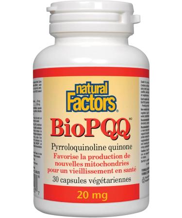 Natural Factors - Pyrroloquinoline Quinone (Bio PQQ) 20mg - 30 VCaps - Buy Online on GoSupps.com
