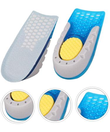 Inner Height Increasing Insoles for Women | Elevate Your Comfort with TPE Shoe Inserts - Blue 12.7X6.3X3.5CM | International Shipping Available - Buy Online on GoSupps.com