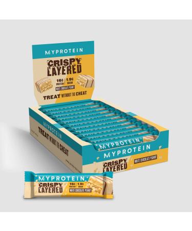 Myprotein Crispy Diaper Bar 12 Bars White Chocolate Peanut