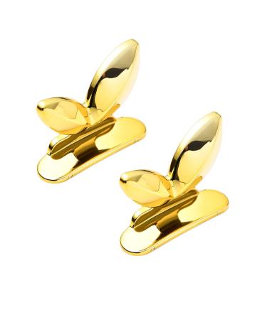 2Pcs Toilet Seat Lifter, Toilet Seat Handle Lifter Toilet Cover Lifter, Avoid Touching The Toilet Lid Lifting Fashionable Toilet Seat Lifter Bathroom Accessories (2Pcs Gold)