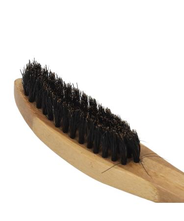 Ergonomic Beard Brush - Skin-Friendly Compact Soft Bristles Gentle Cleaning | Beard Bureau - Buy Online on GoSupps.com