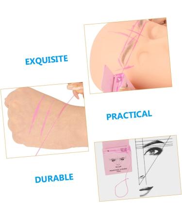FRCOLOR 2pcs Make up Kit Cosmetic Measuring Tools Eyebrow Measurement Tool Stickers Measuring Line Major - Buy Online on GoSupps.com